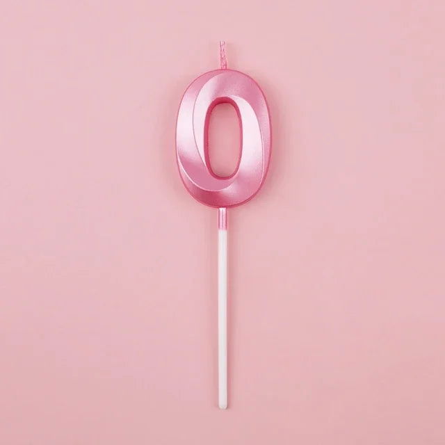 Happy Birthday Candles – Charming Pink and Blue Combo - candletown.net