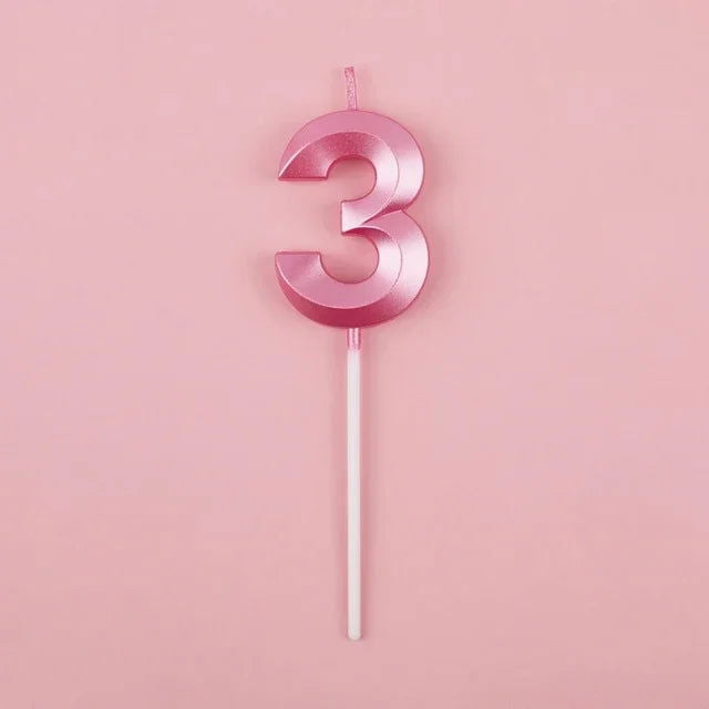 Happy Birthday Candles – Charming Pink and Blue Combo - candletown.net