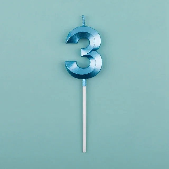 Happy Birthday Candles – Charming Pink and Blue Combo - candletown.net