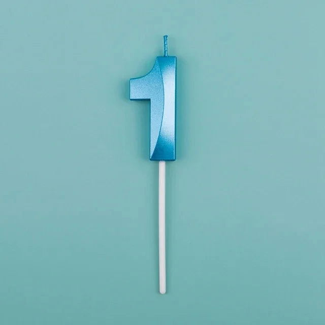 Happy Birthday Candles – Charming Pink and Blue Combo - candletown.net