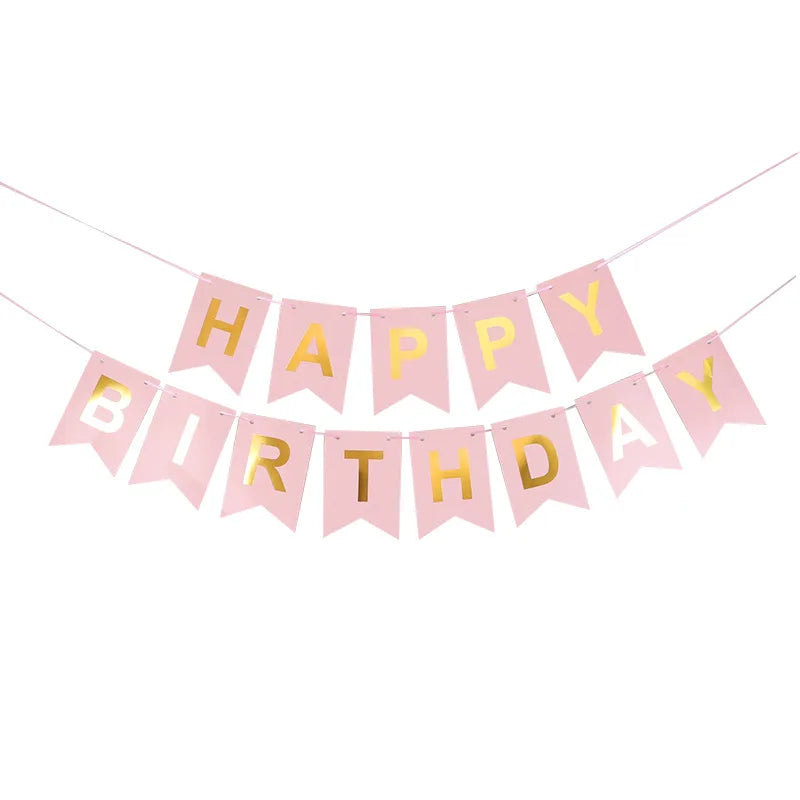 Happy Birthday Banner – Colorful Party Decoration - candletown.net