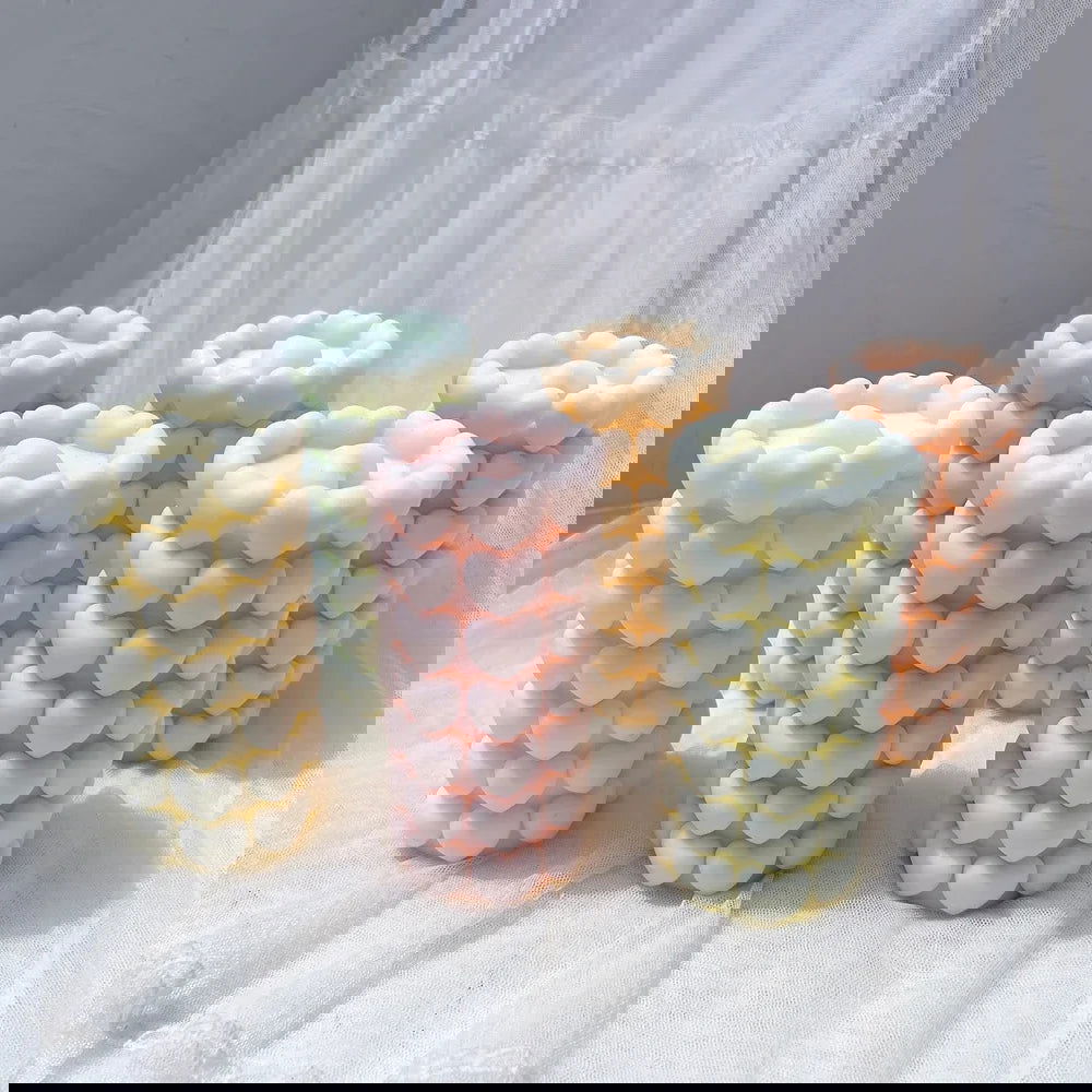 Heart Pillar Silicone Candle Mold - DIY Candle Crafting - candletown.net