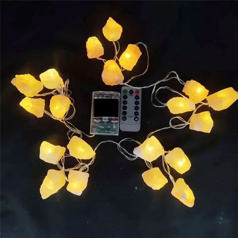 Himalayan Crystal Salt String Lights - candletown.net