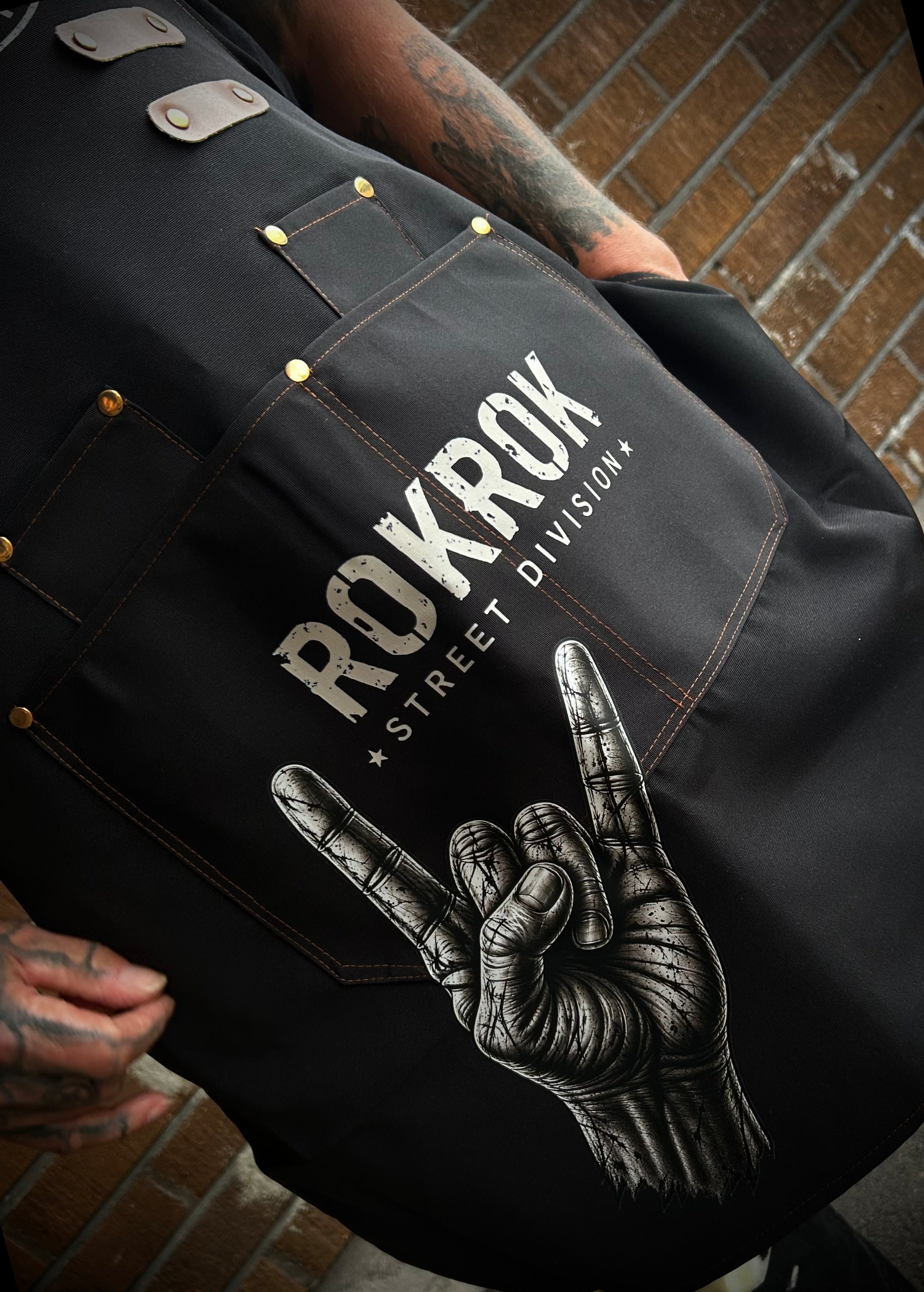 ROKROK Street Division Cross-Back BBQ Apron