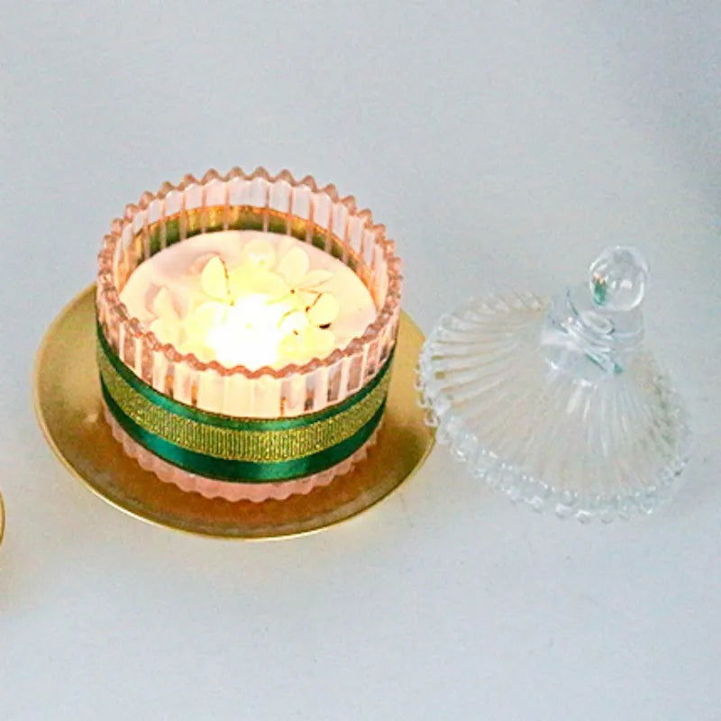 Iron Plate Candle Holder - Decorative Stand for Pillar & Ball Candles - candletown.net