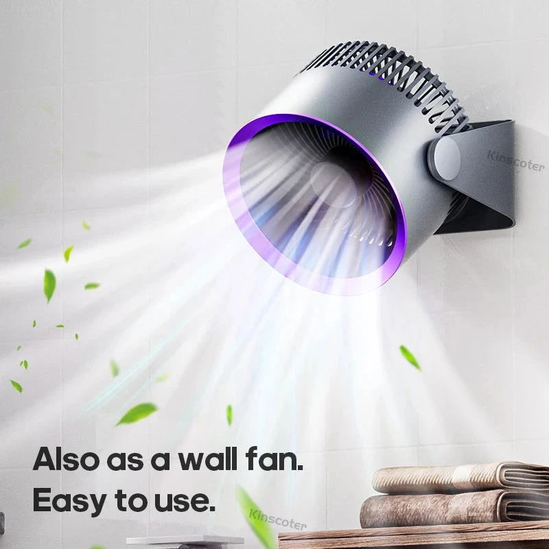 KINSCOTER Multifunctional Electric Fan Circulator Wireless Portable Home Quiet Ventilator Desktop Wall Ceiling Fan Air Cooler - candletown.net