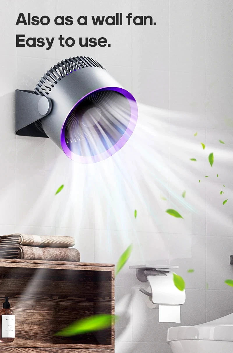 KINSCOTER Multifunctional Electric Fan Circulator Wireless Portable Home Quiet Ventilator Desktop Wall Ceiling Fan Air Cooler - candletown.net