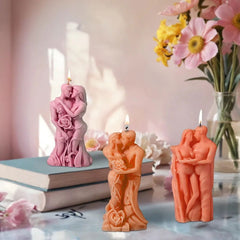 Kissing Couple Candle Silicone Mold - DIY Craft for Romantic Gifts - candletown.net