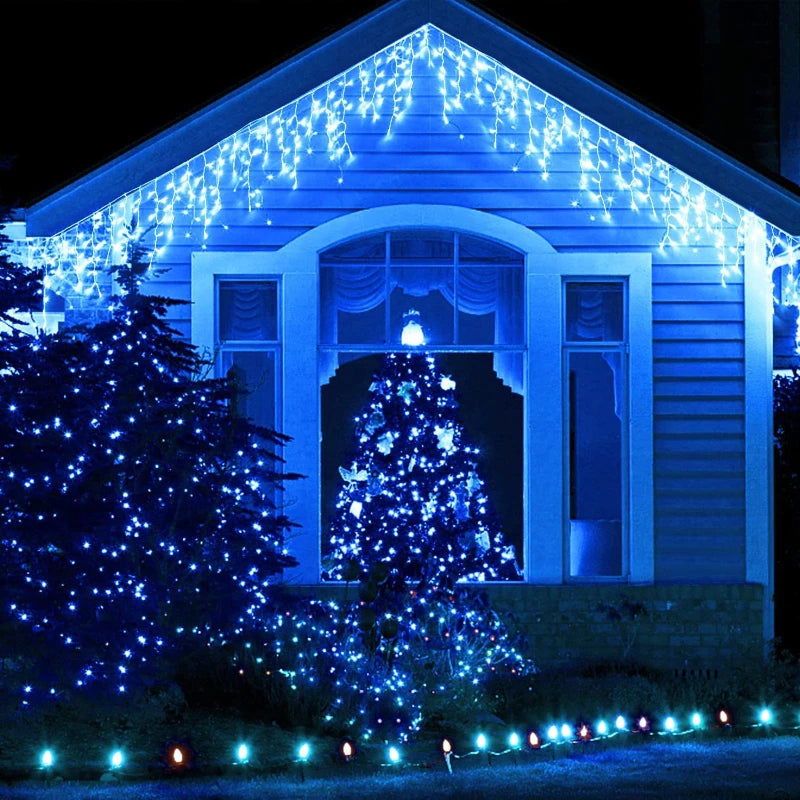 LED Fairy String Curtain Lights - Outdoor & Patio Decoration for Christmas and Parties - candletown.net