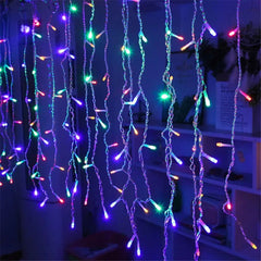 LED Festoon Icicle Curtain Lights - Outdoor Christmas & New Year Decoration - candletown.net