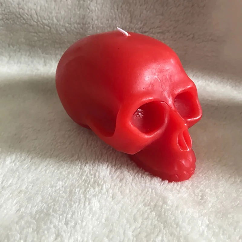 Large Skull Shaped Candle - Decorative Themed Candles for Halloween Party and Horror Decor - candletown.net