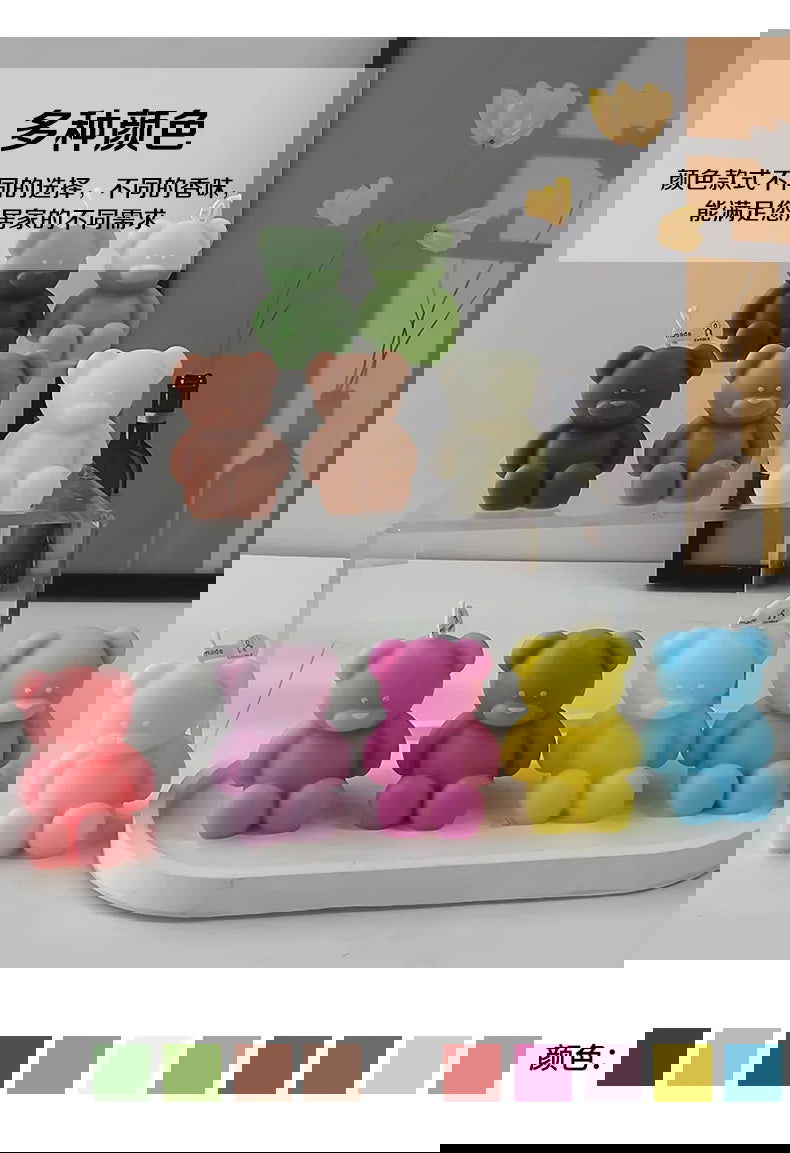 Lovely Bear Aromatherapy Candle - Adorable Scented Home Decor - candletown.net