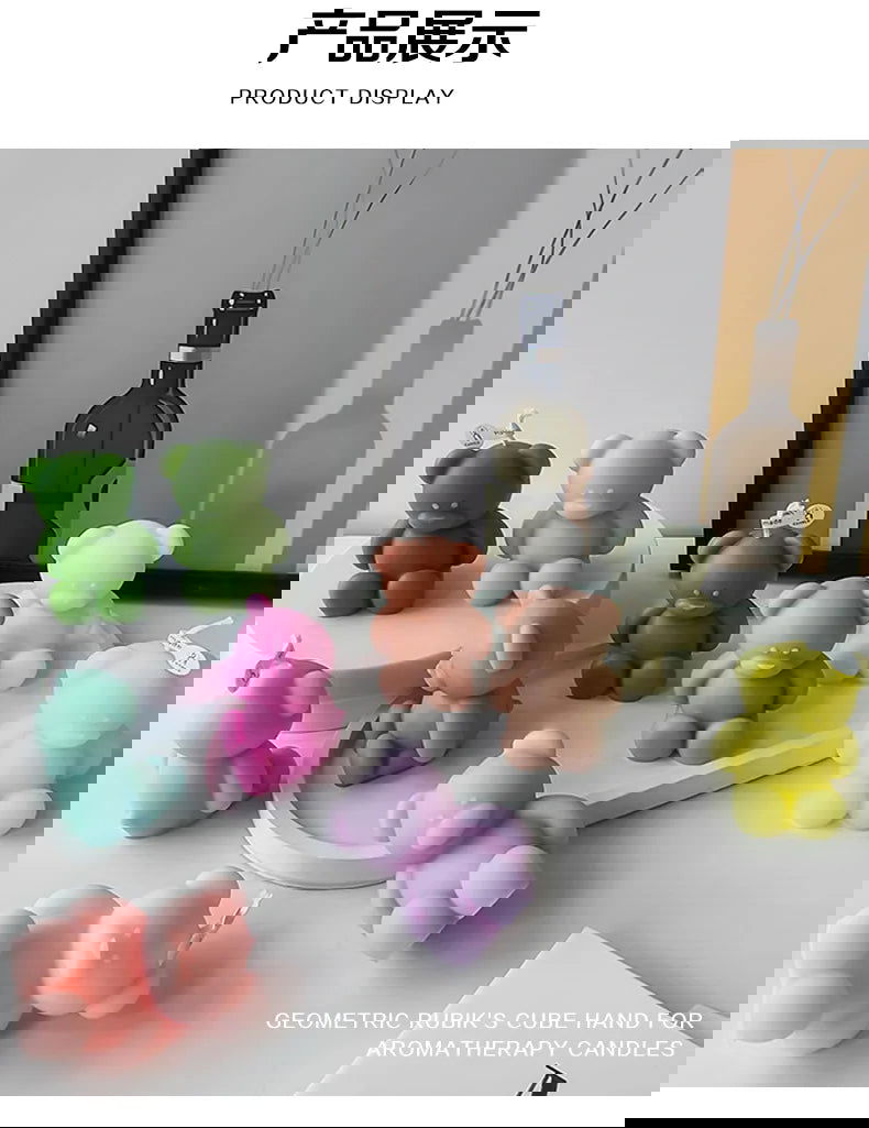 Lovely Bear Aromatherapy Candle - Adorable Scented Home Decor - candletown.net