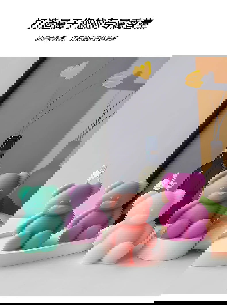 Lovely Bear Aromatherapy Candle - Adorable Scented Home Decor - candletown.net