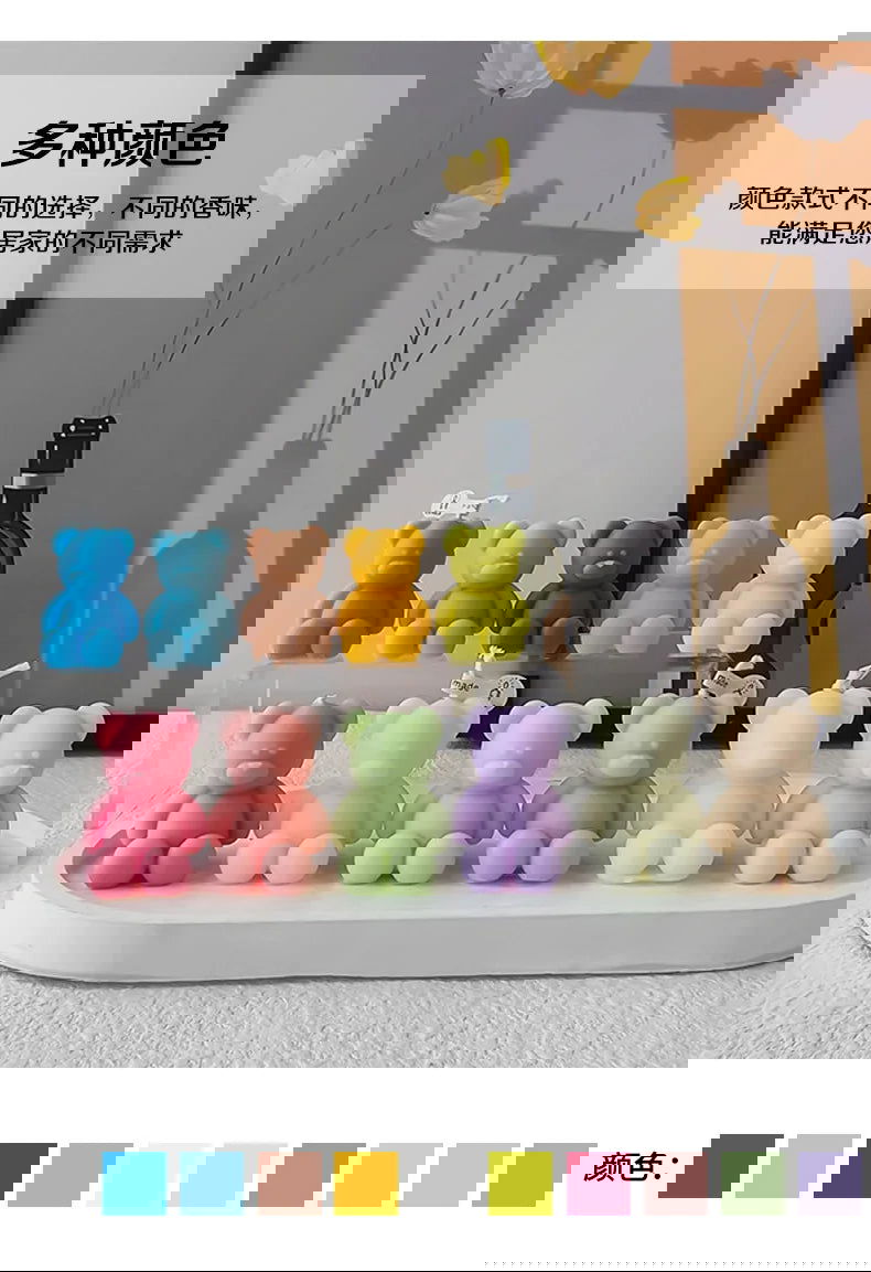 Lovely Bear Aromatherapy Candle - Adorable Scented Home Decor - candletown.net