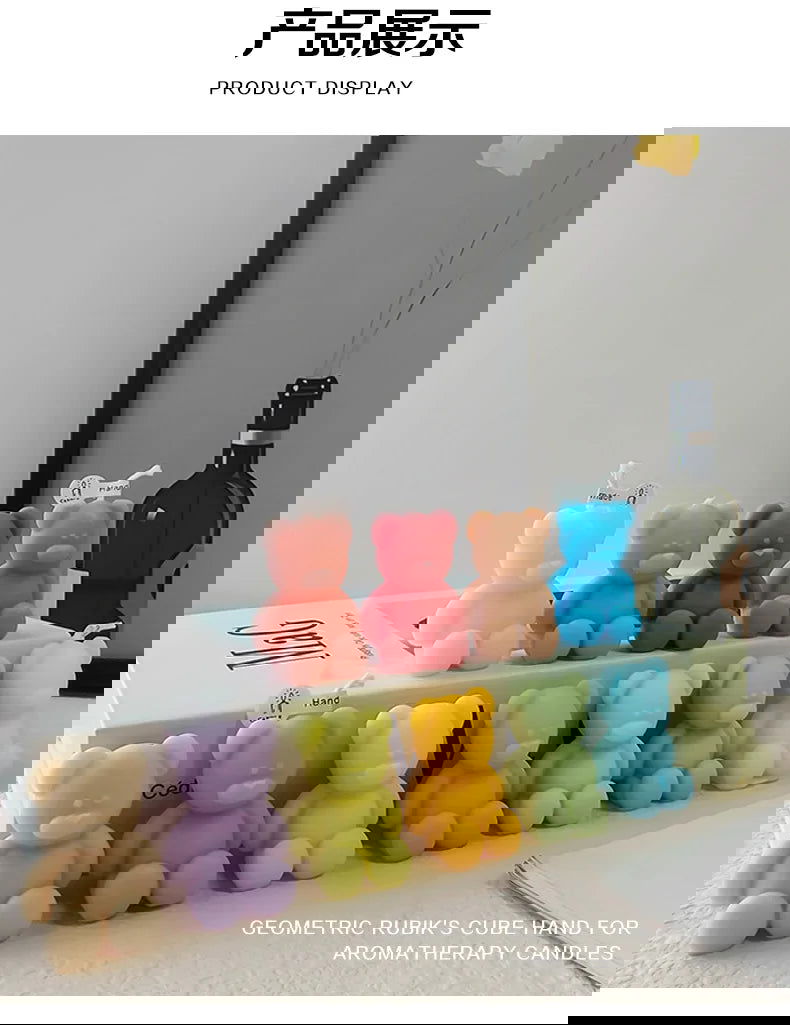 Lovely Bear Aromatherapy Candle - Adorable Scented Home Decor - candletown.net