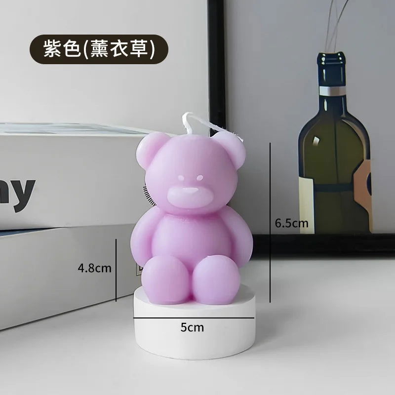 Lovely Bear Aromatherapy Candle - Adorable Scented Home Decor - candletown.net