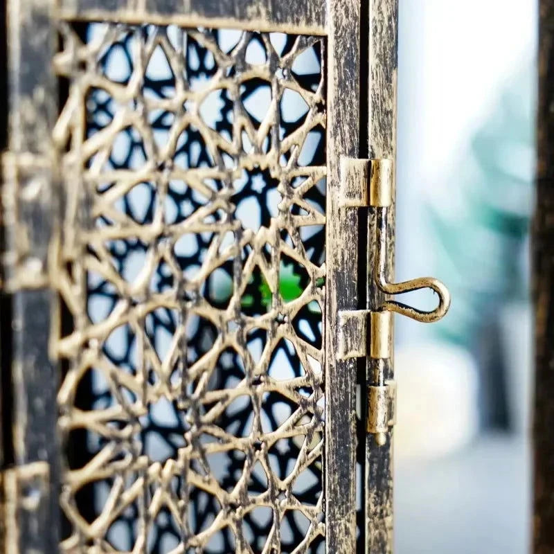 Middle Eastern Arab Metal Vintage Wind Lantern - candletown.net