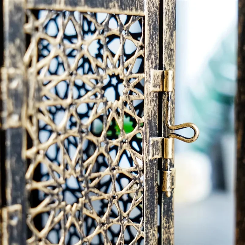 Middle Eastern Arab Metal Vintage Wind Lantern - candletown.net