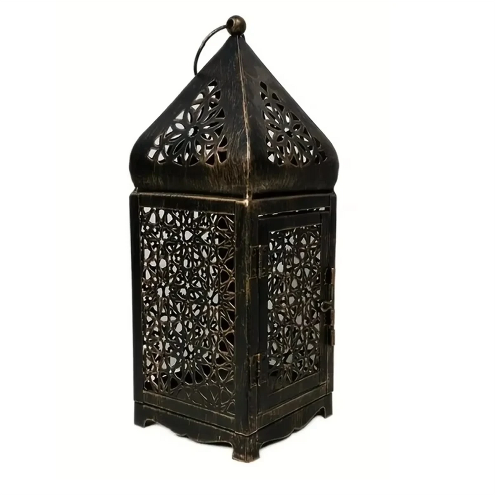 Middle Eastern Arab Metal Vintage Wind Lantern - candletown.net