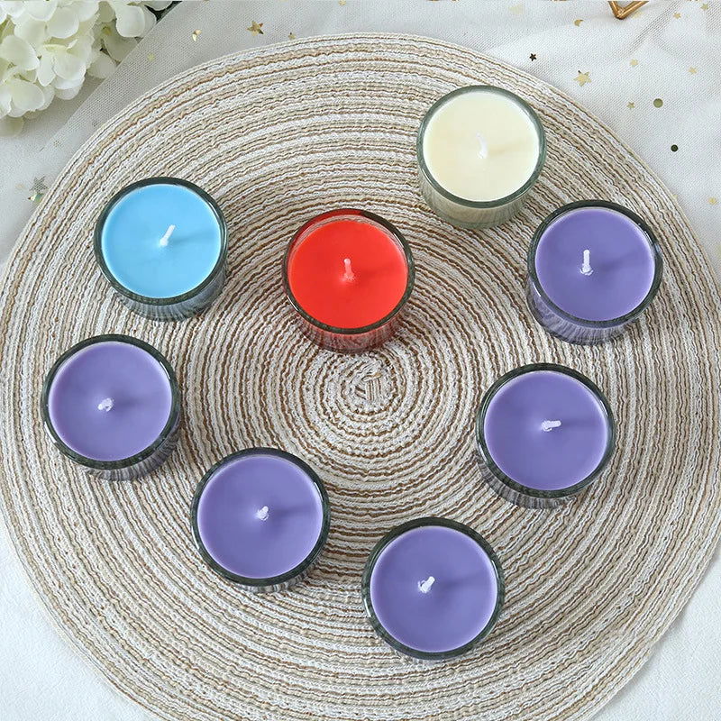 Mini Glass Cup Aromatherapy Candles - Perfect Gifts for Weddings, Beautiful Home Decor, Romantic Dinner Candles, Smokeless - candletown.net