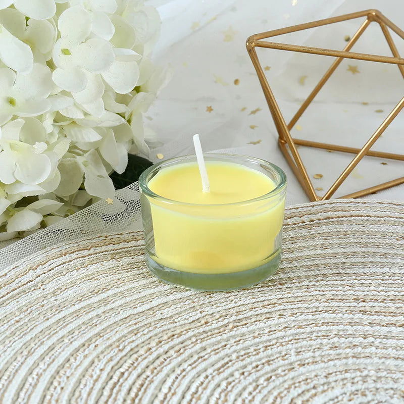 Mini Glass Cup Aromatherapy Candles - Perfect Gifts for Weddings, Beautiful Home Decor, Romantic Dinner Candles, Smokeless - candletown.net