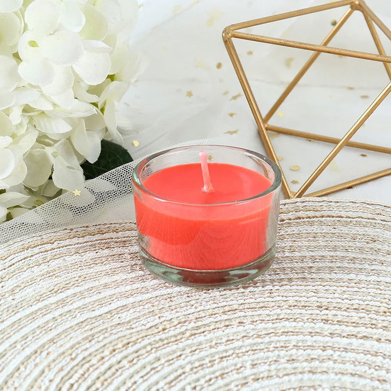 Mini Glass Cup Aromatherapy Candles - Perfect Gifts for Weddings, Beautiful Home Decor, Romantic Dinner Candles, Smokeless - candletown.net
