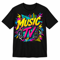 Music TV Erikoispaita – Retro T-Paita