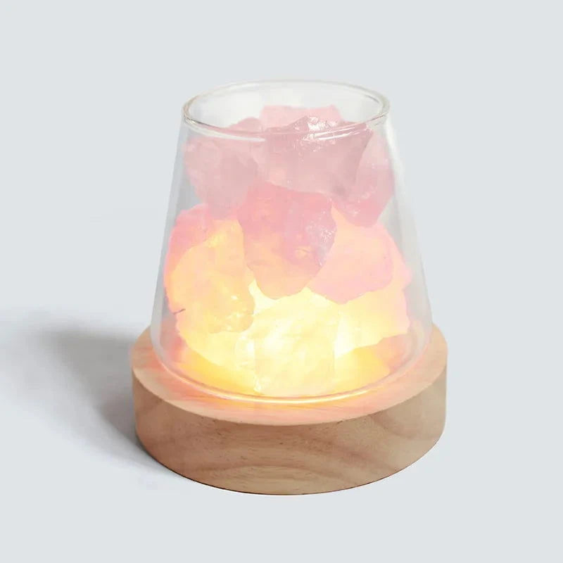 Natural Himalayan Salt Crystal Lamp with Essential Oil Diffuser - candletown.net