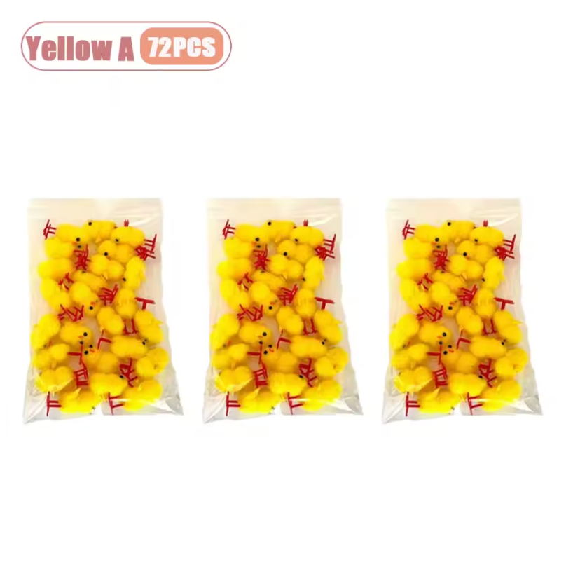 Mini Easter Yellow Chicks – Spring DIY Decoration - candletown.net