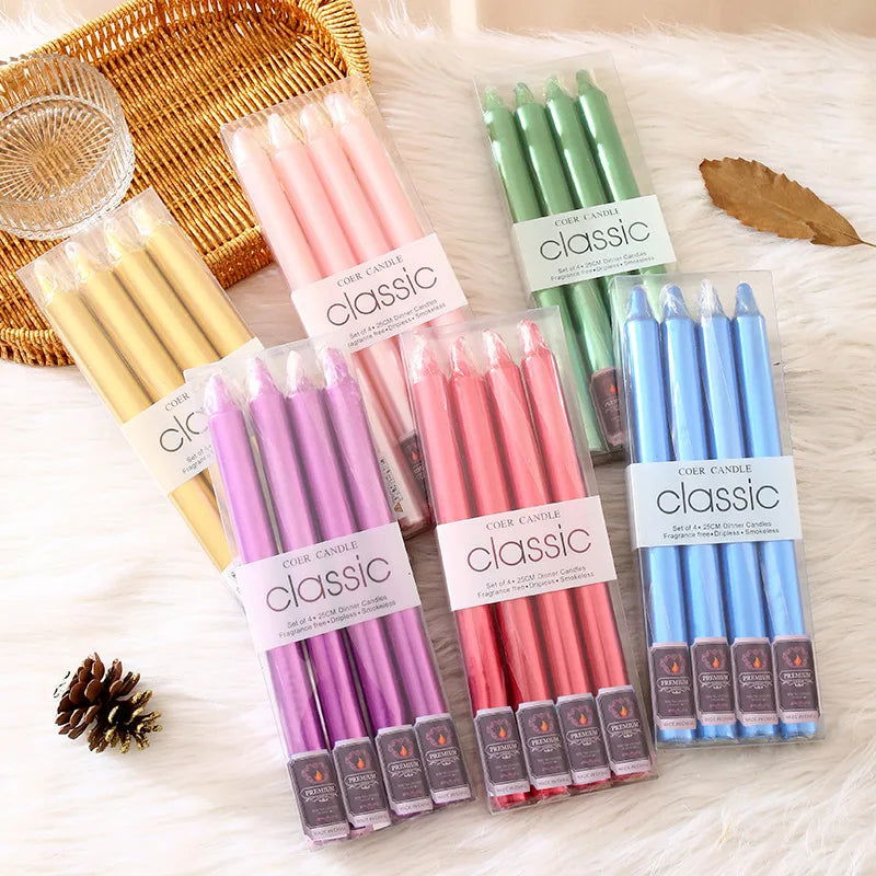 New European Smokeless Dinner Candle for All Occasions - candletown.net