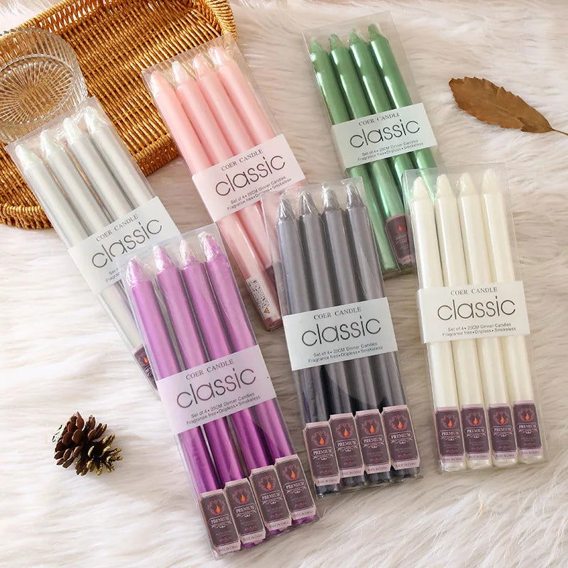 New European Smokeless Dinner Candle for All Occasions - candletown.net