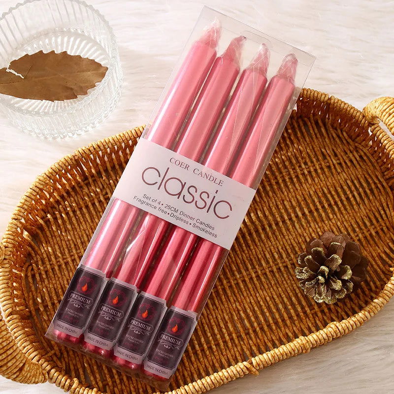 New European Smokeless Dinner Candle for All Occasions - candletown.net