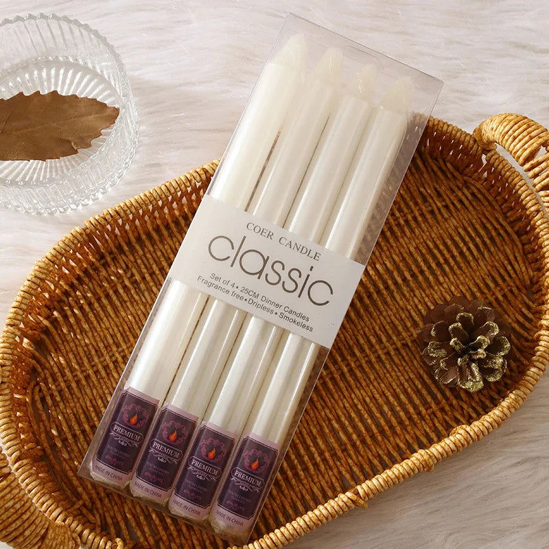 New European Smokeless Dinner Candle for All Occasions - candletown.net