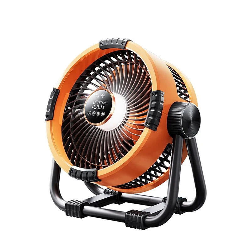 Portable 6 in 1 Outdoor Camping Fan 20000mAh Rechargeable Wireless Tent Ceiling Fan 4 Speed Adjustment LED Lighting Power Bank - candletown.net
