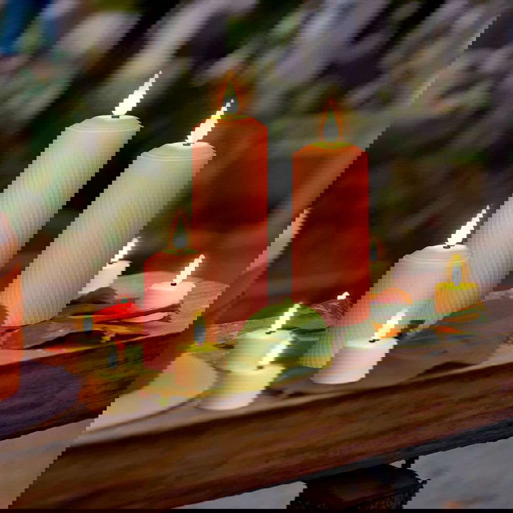 Rechargeable LED Candles - USB Charging & Waterproof Flickering Flame - candletown.net