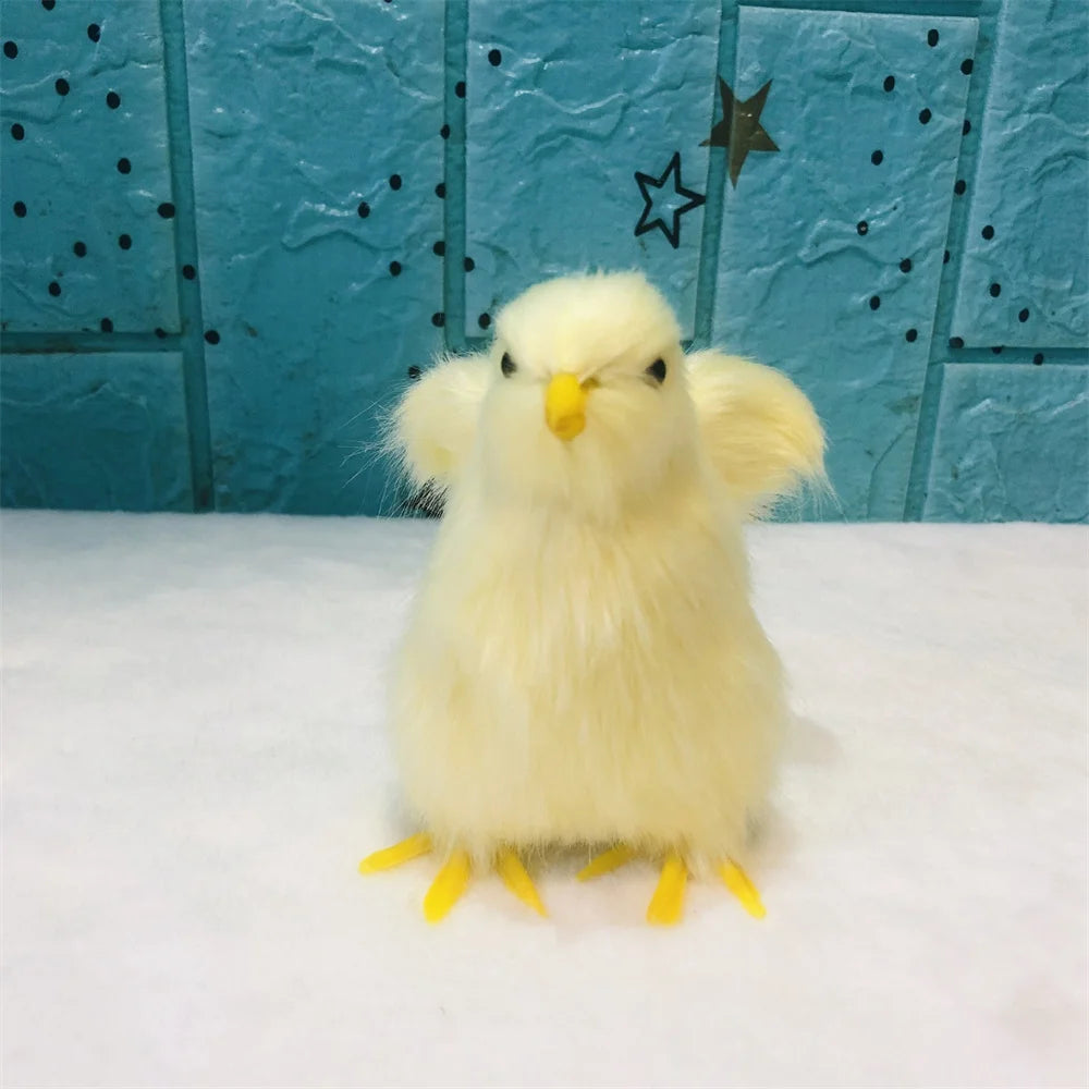 Fluffy Easter Chick Decoration – Cute & Festive Spring Ornament - candletown.net