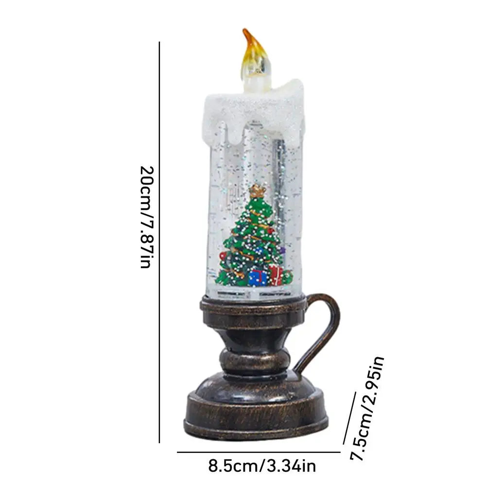 LED Pillar Candle with Handle – Flameless Christmas Candle