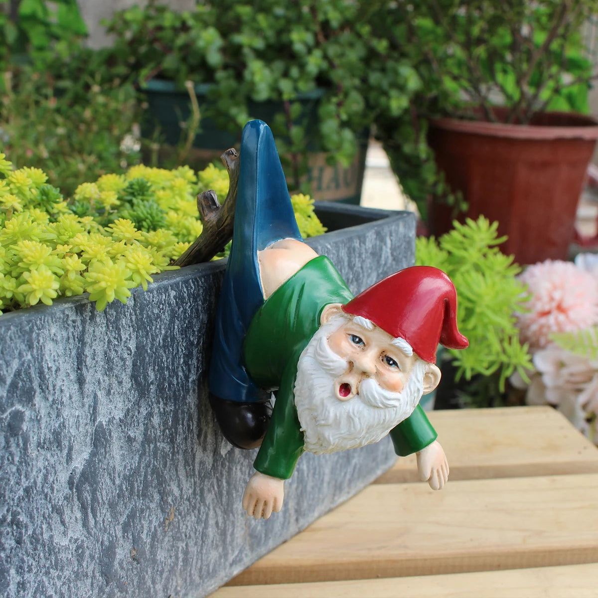 Funny Hanging Garden Gnome Pants Ornament