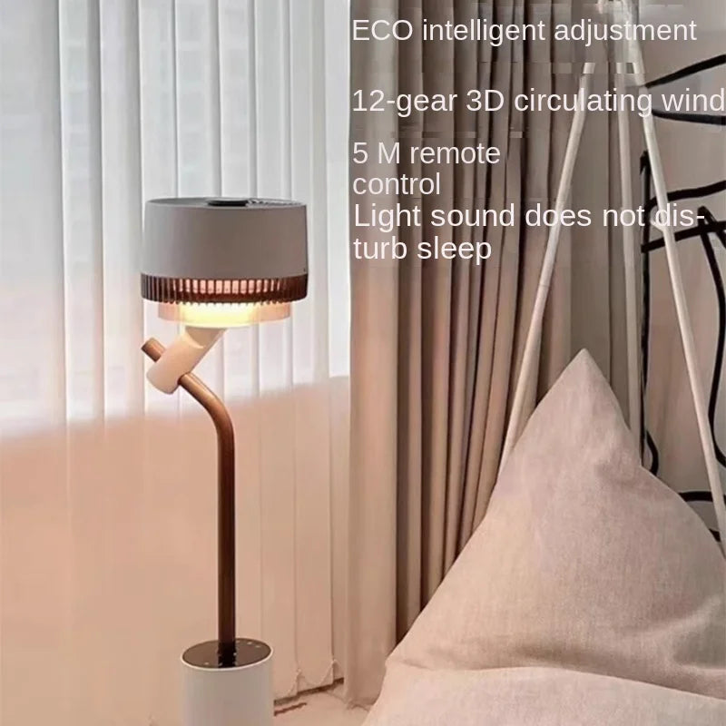 Smart Quiet Vertical Floor Fan for Home & Office
