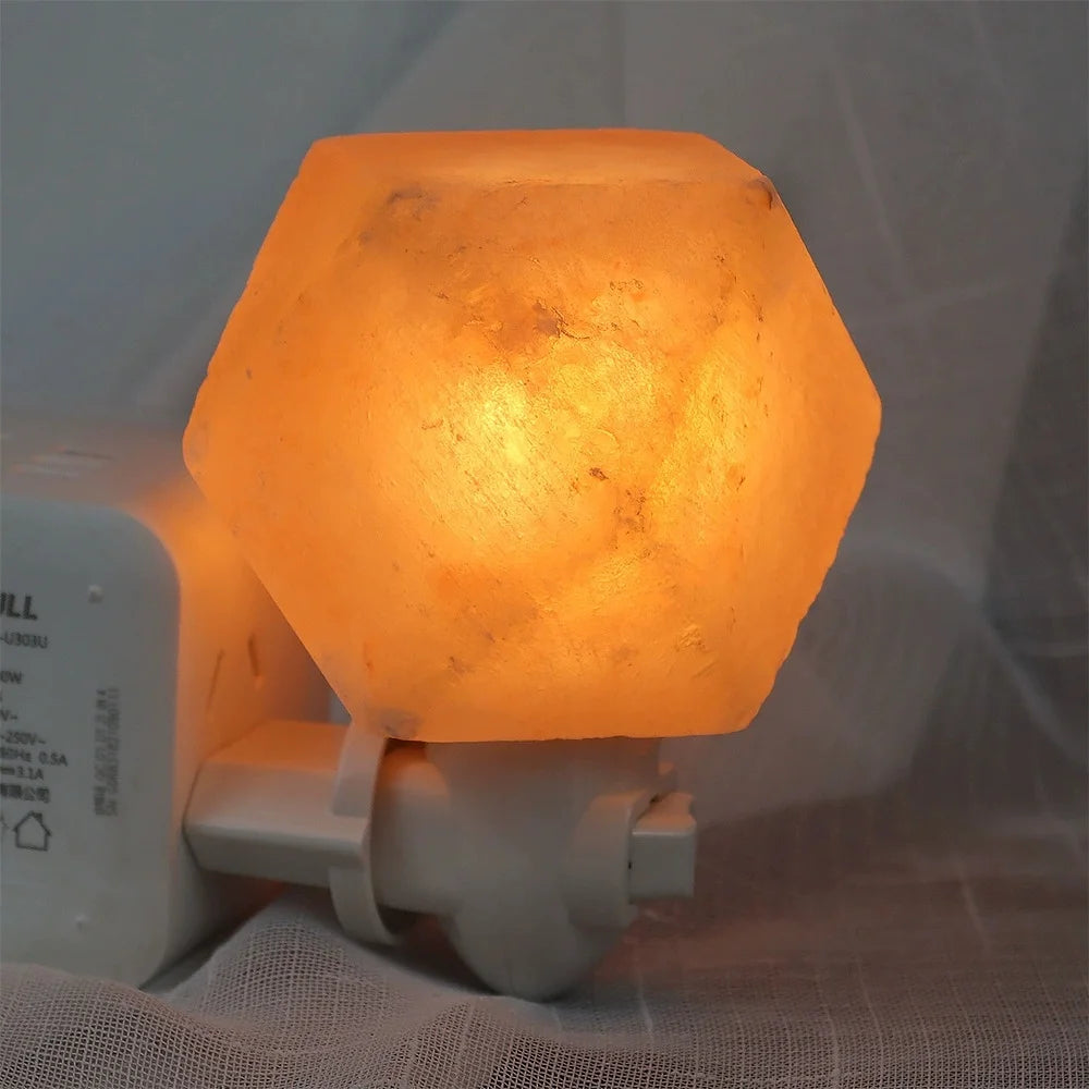 Himalayan Salt Lamp Night Light – Natural Air Purifier & Stress Relief - candletown.net
