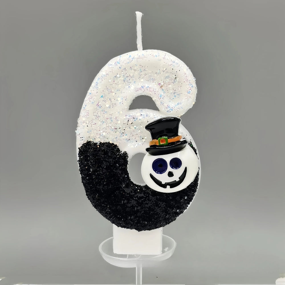 Halloween Pumpkin Number Candles – Spooky Birthday Party Decoration - candletown.net