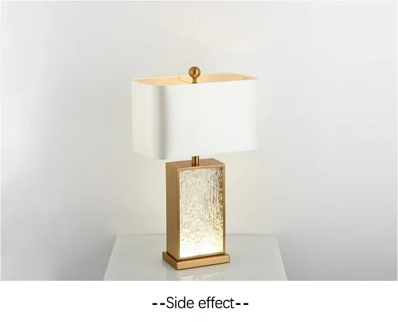 SANDYHA Modern Glass Table Lamp – Certified Luxury Lighting for Your Home - candletown.net