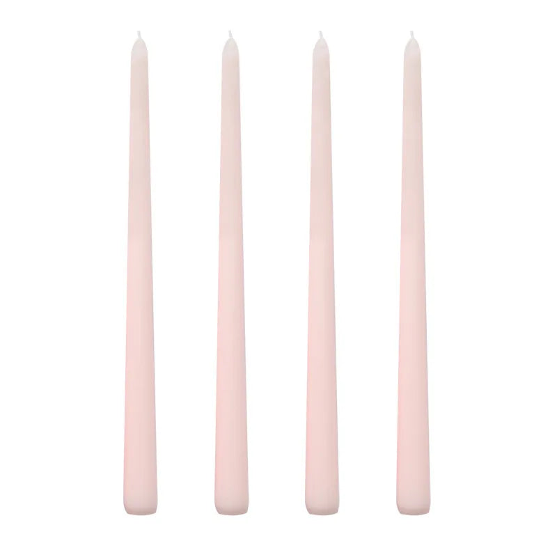 4pcs Colored Taper Candles – Elegant Long Dinner Set - candletown.net