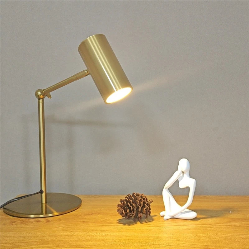 Modern Golden Table Lamp – Nordic Design - candletown.net