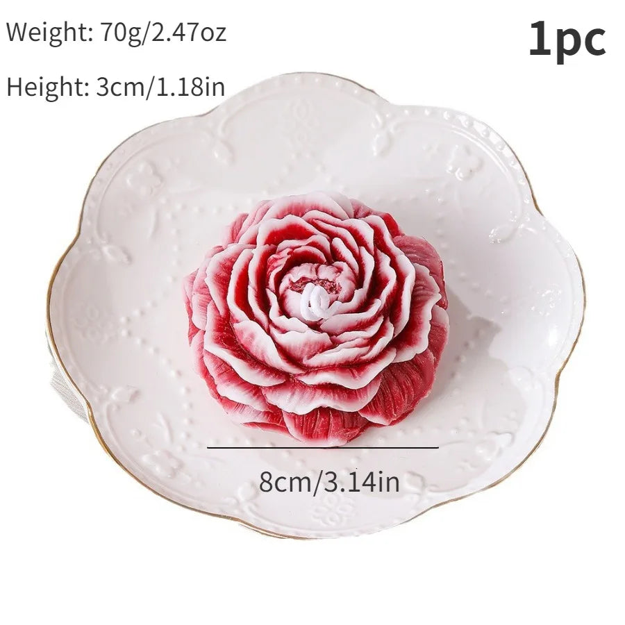 Peony Flower Aromatherapy Candle - candletown.net