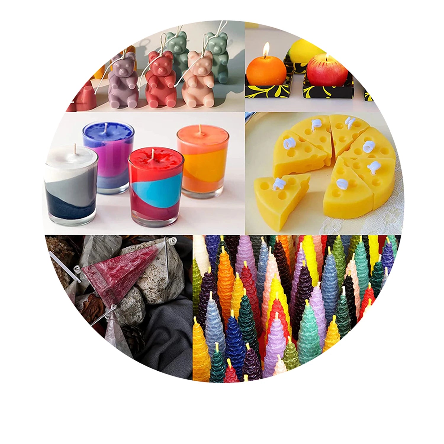 33 Colors Candle Wax Pigment Set