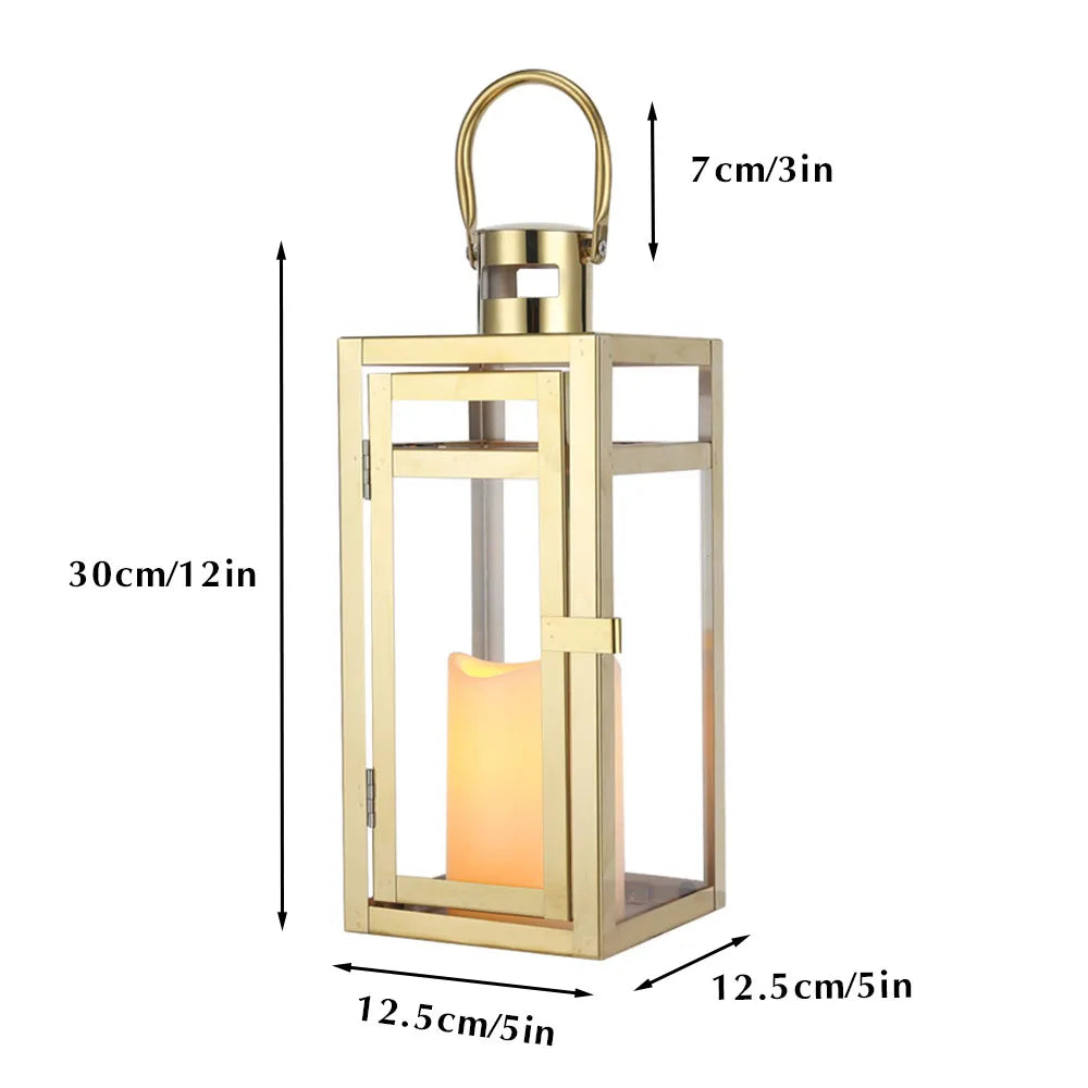 Stainless Steel Candle Lantern