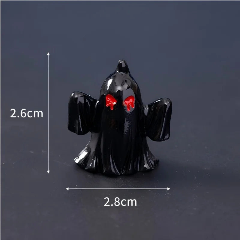 Mini Halloween Figurines – Resin Ghosts, Skulls & Tombstones for Spooky Decor - candletown.net