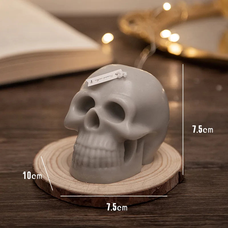 Halloween Skull Tuoksukynttilä - Käsintehdyt aromikynttilät kodin sisustamiseen